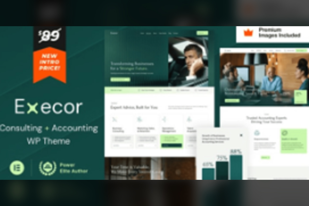 Execor – Accounting and Management Consulting WordPress Theme v28
