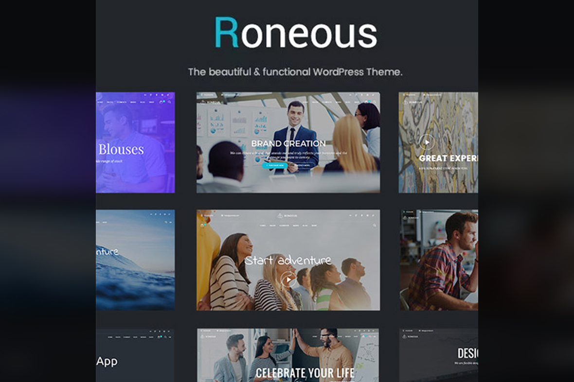 Roneous – Creative Multi-Purpose WordPress Theme v2.1.5
