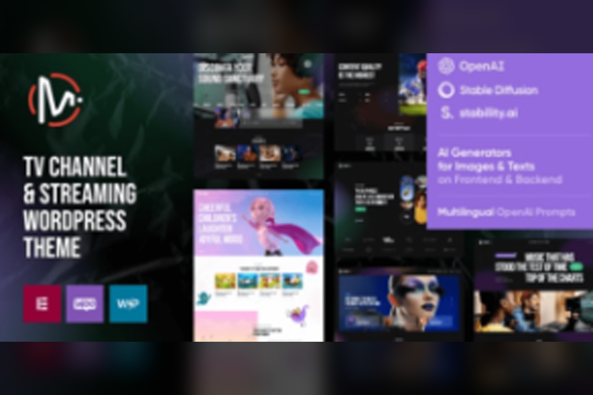 MediaFlex – TV Channel and Streaming WordPress Theme v1.3