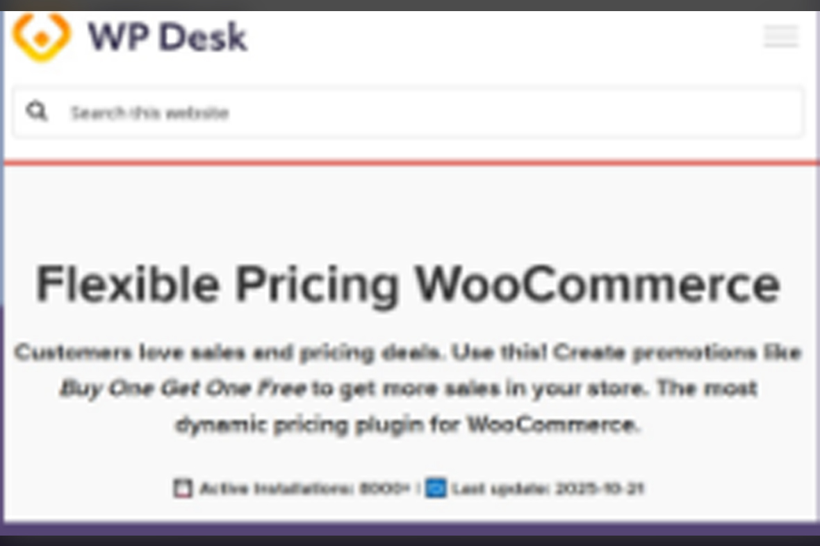 WooCommerce Flexible Pricing v1.5.39
