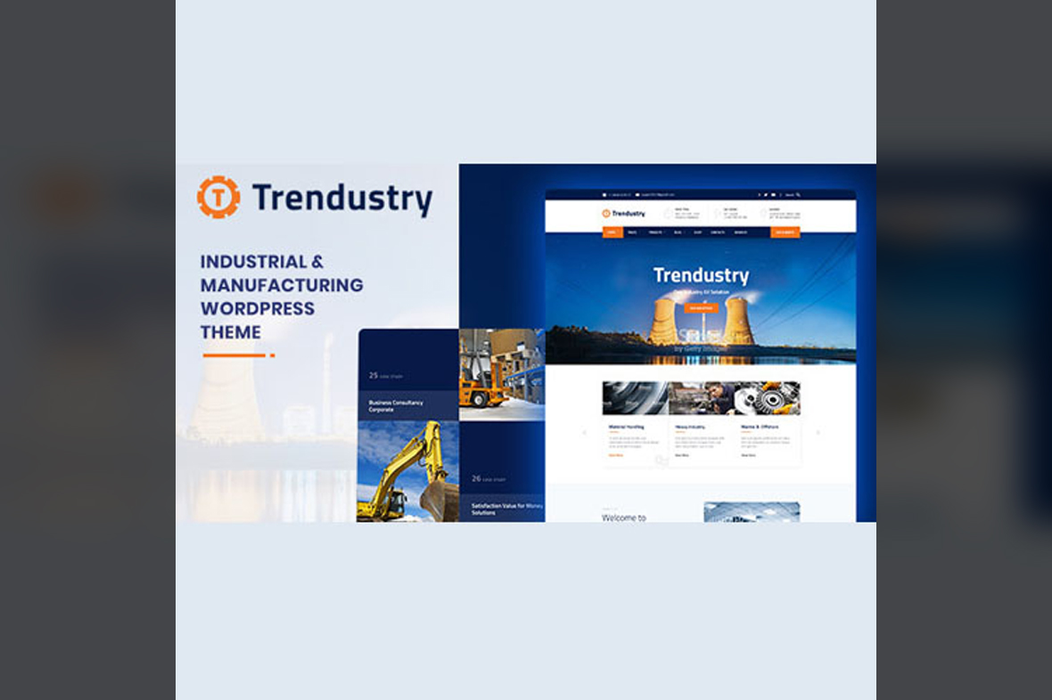 Trendustry – Industrial & Manufacturing WordPress Theme v1.1.3