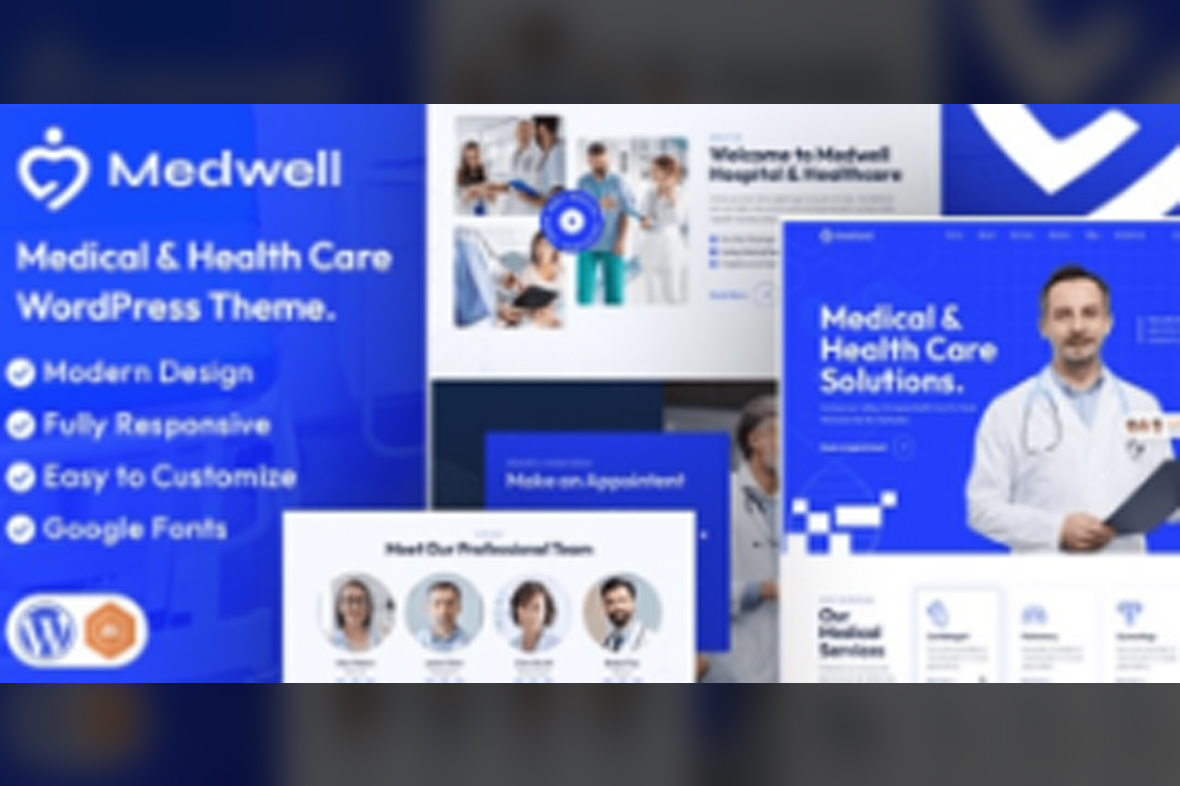 Medwell Medical and Health Care WordPress Theme v1.0.0