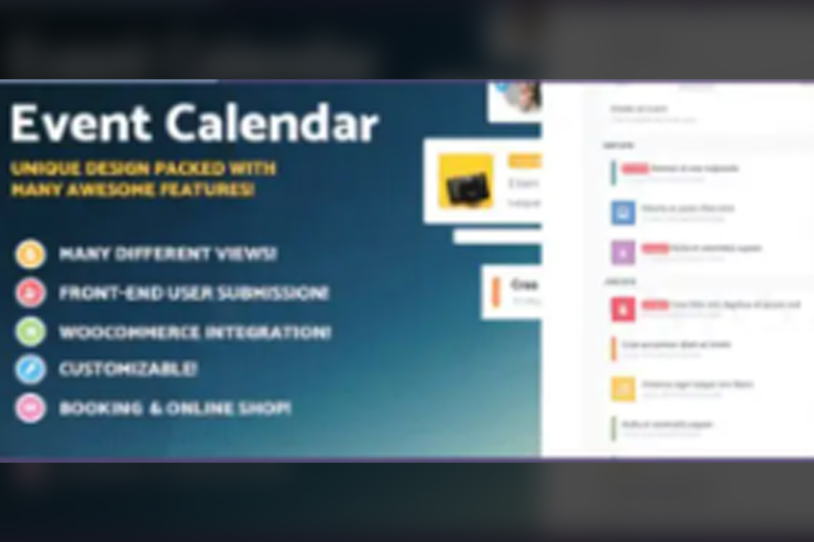 The Events Calendar Shortcode and Templates Pro – WordPress Plugin v4.5.1