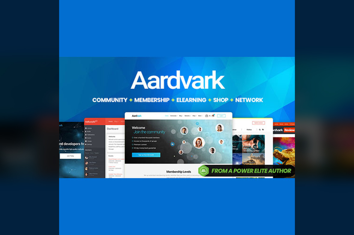 Aardvark – Community, Membership, BuddyPress Theme v4.6.1