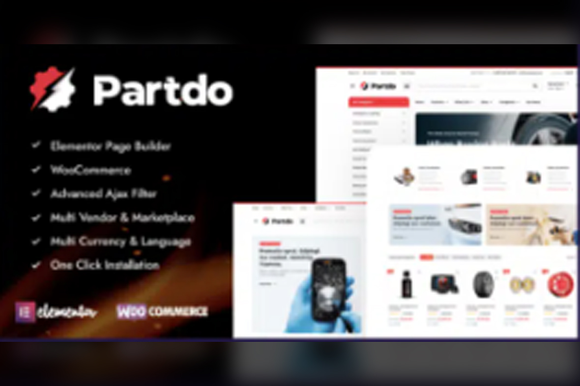 Partdo – Auto Parts and Tools Shop WooCommerce Theme v1.4.0