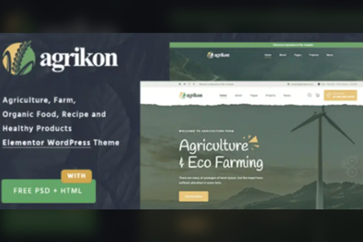 Agrikon – Organic Food and Agriculture WooCommerce Theme v1.3.2