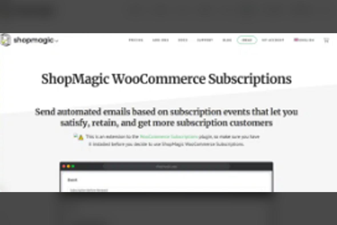 ShopMagic for WooCommerce Subscriptions v1.9.5