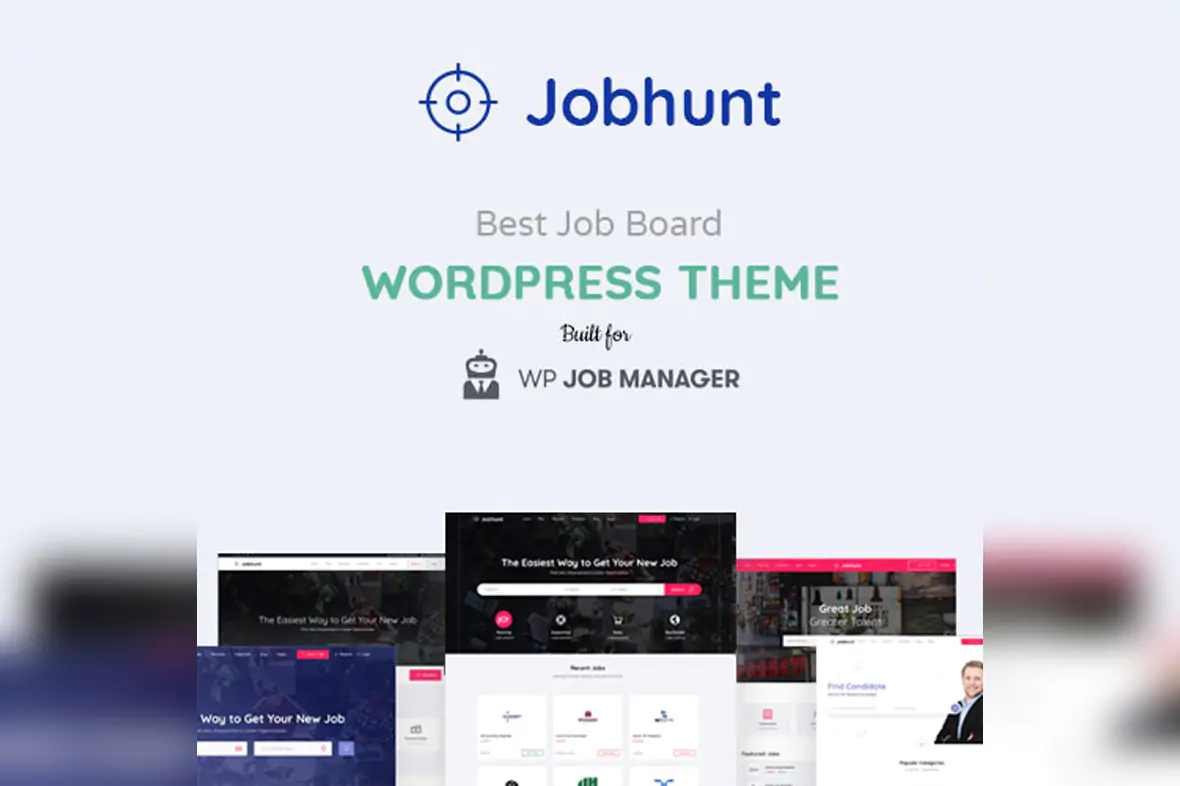 Jobhunt – Job Board WordPress theme for WP Job Manager