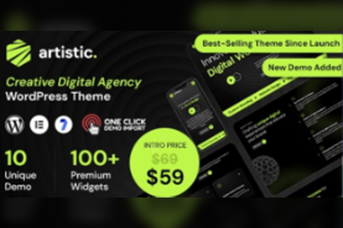 Artistic – Digital Marketing Agency WordPress Theme v1.0.10