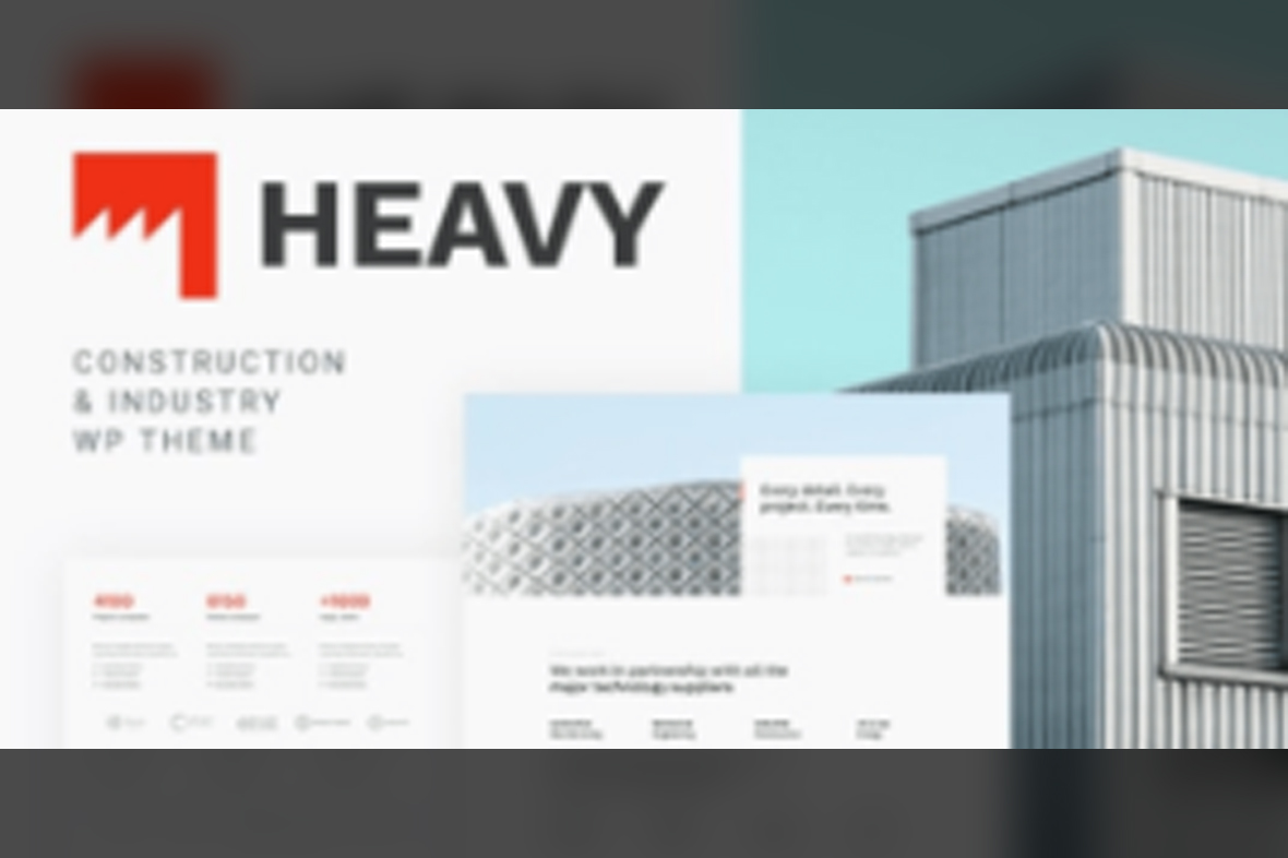 Heavy – Industrial WordPress Theme v1.1.7