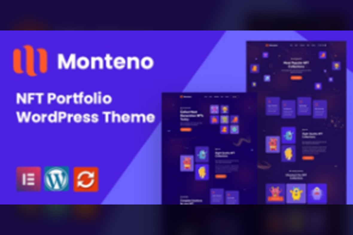 Monteno – NFT Portfolio WordPress Theme v1.0.0