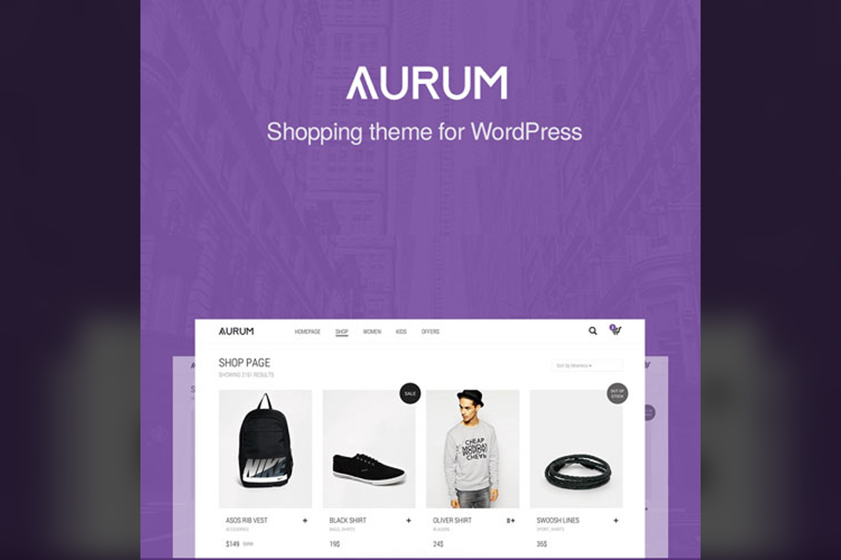 Aurum – Minimalist Shopping Theme v4.0.7