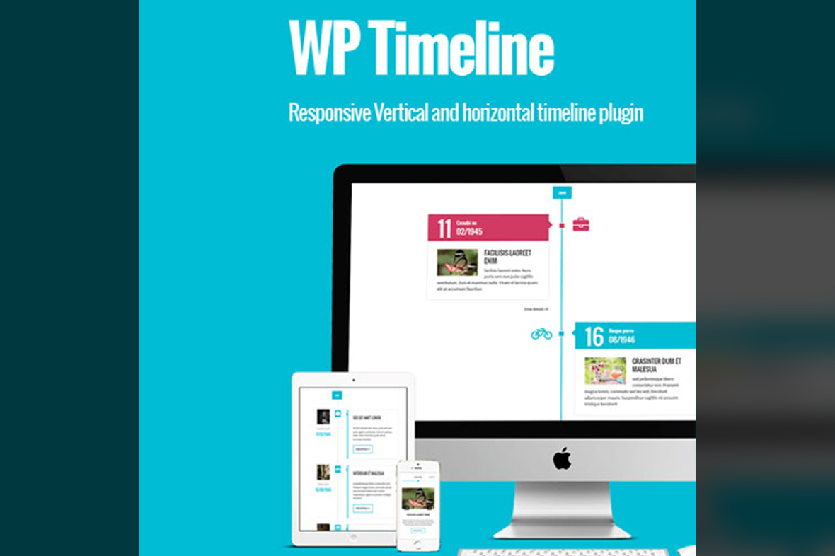 WP Timeline – Responsive Vertical and Horizontal timeline plugin v3.7.1