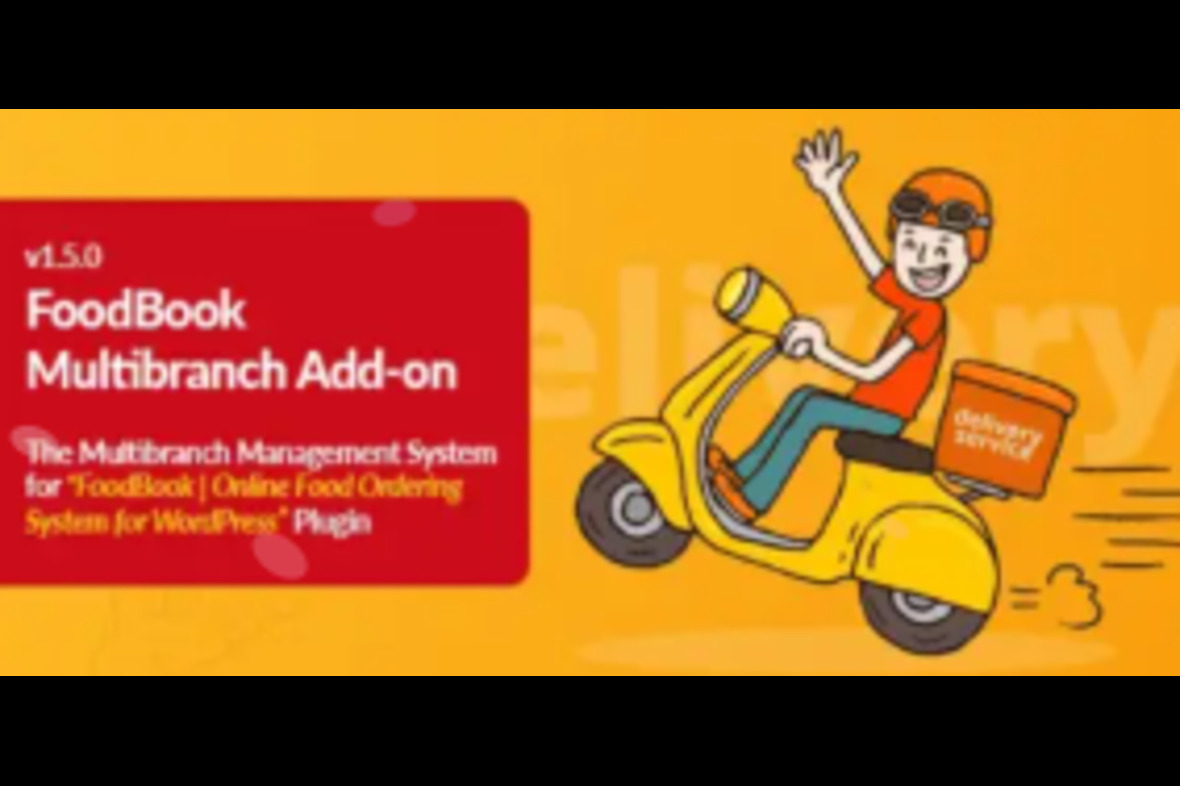 FoodBook Ordering and Delivery System for WordPress V4.7.1