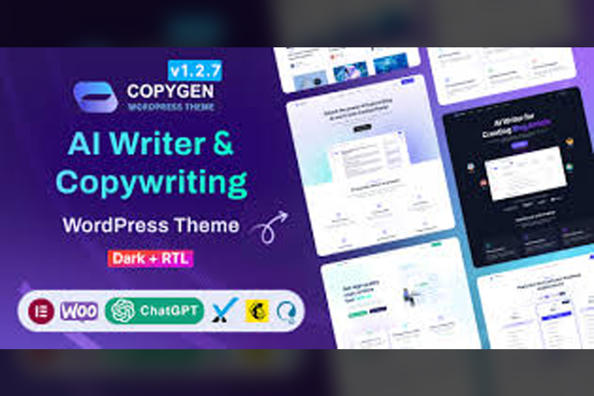 CopyGen – AI Writer and Copywriting Landing Page WordPress Theme v1.3.1