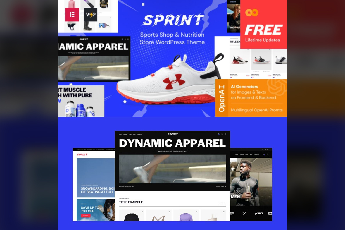 Sprint – Sports Shop & Nutrition Store WordPress Theme v1.3