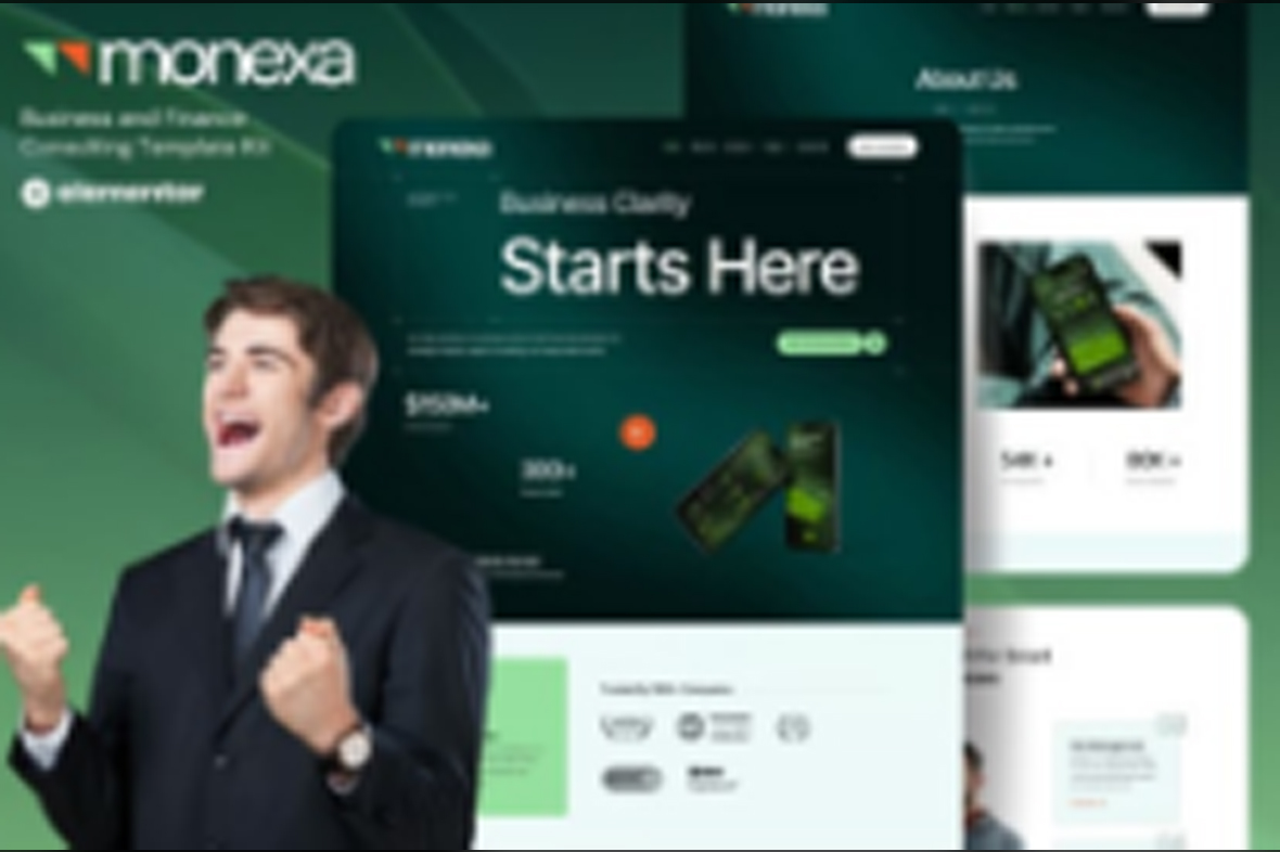 Monexa – Business and Finance Consulting Elementor Template Kit July 18, 2025