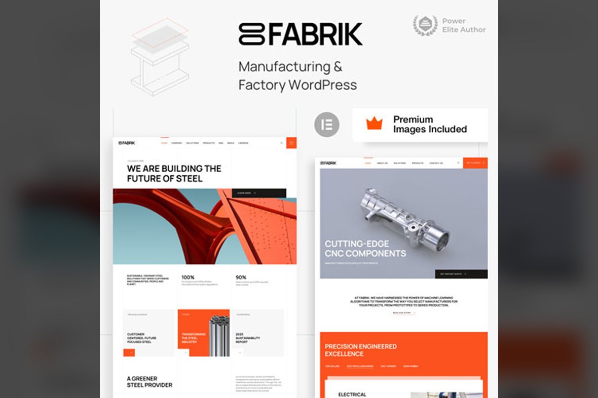 Fabrik – Industrial WordPress Theme