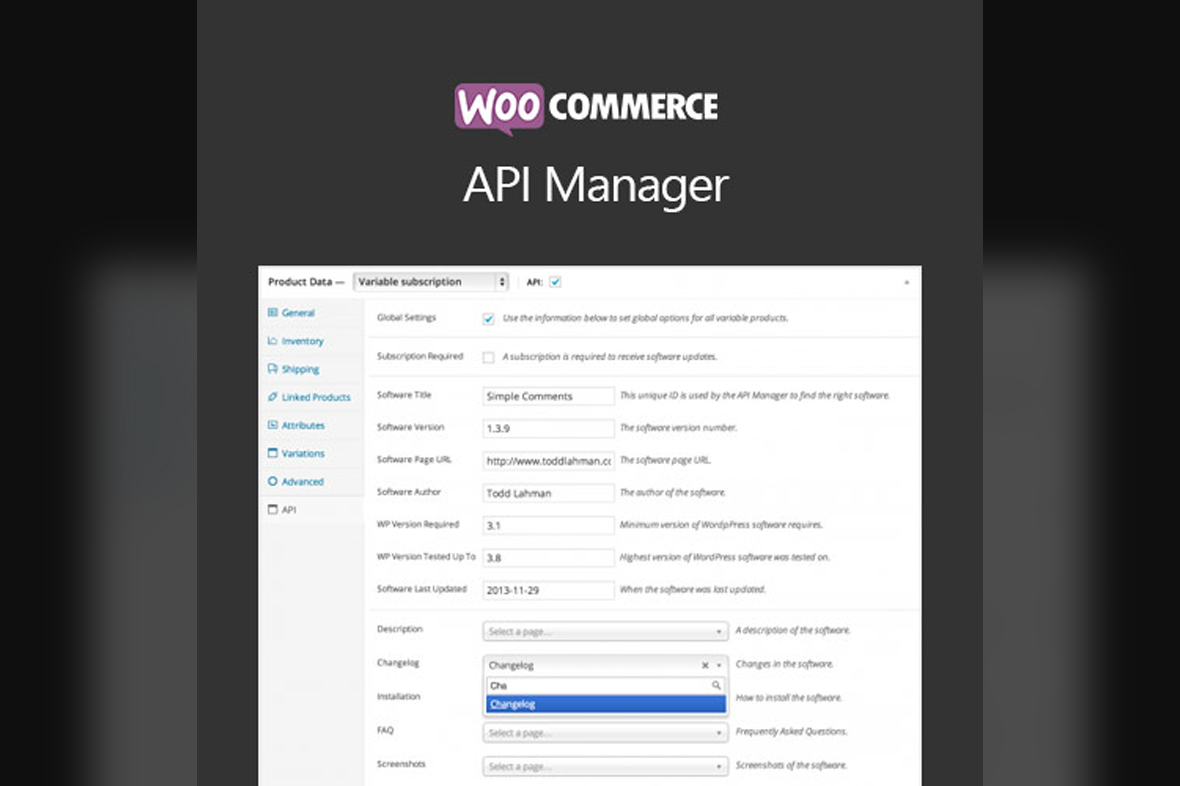 WooCommerce API Manager v3.4.1