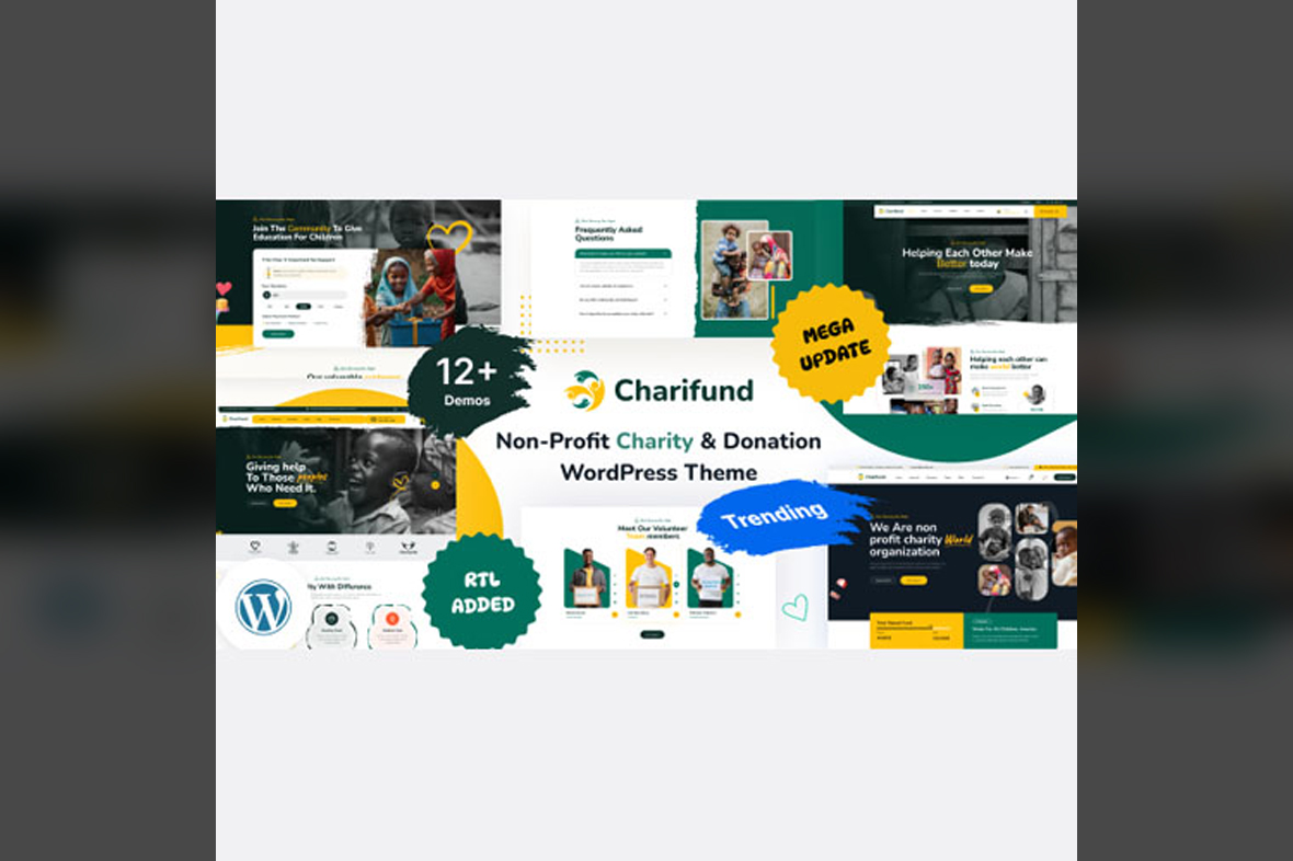 ChariFund – Charity WordPress Theme Multipurpose v1.3.0