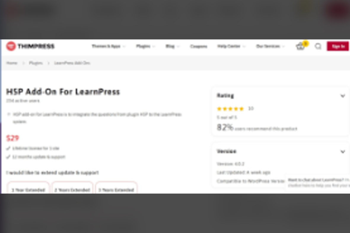 LearnPress H5P Content v4.1.1