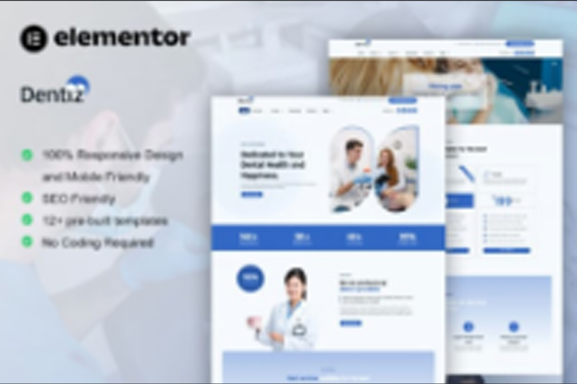 Dentiz – Dentist and Dental Care Elementor Pro Template Kit July 29, 2025