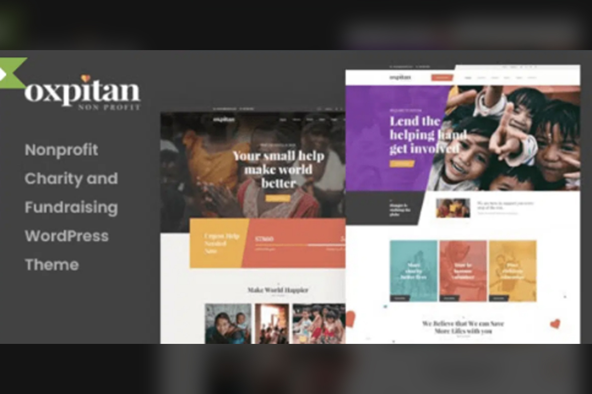 Oxpitan – Nonprofit Charity WordPress Theme v1.3.7