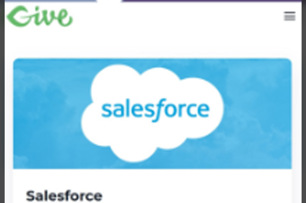 Give Salesforce v1.2.0