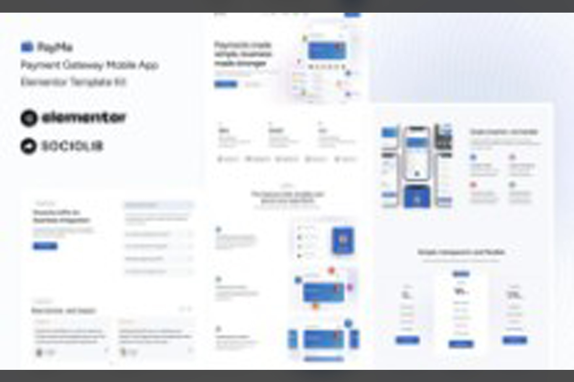 PayMe – Payment Gateway Mobile App Elementor Template Kit April 15, 2025