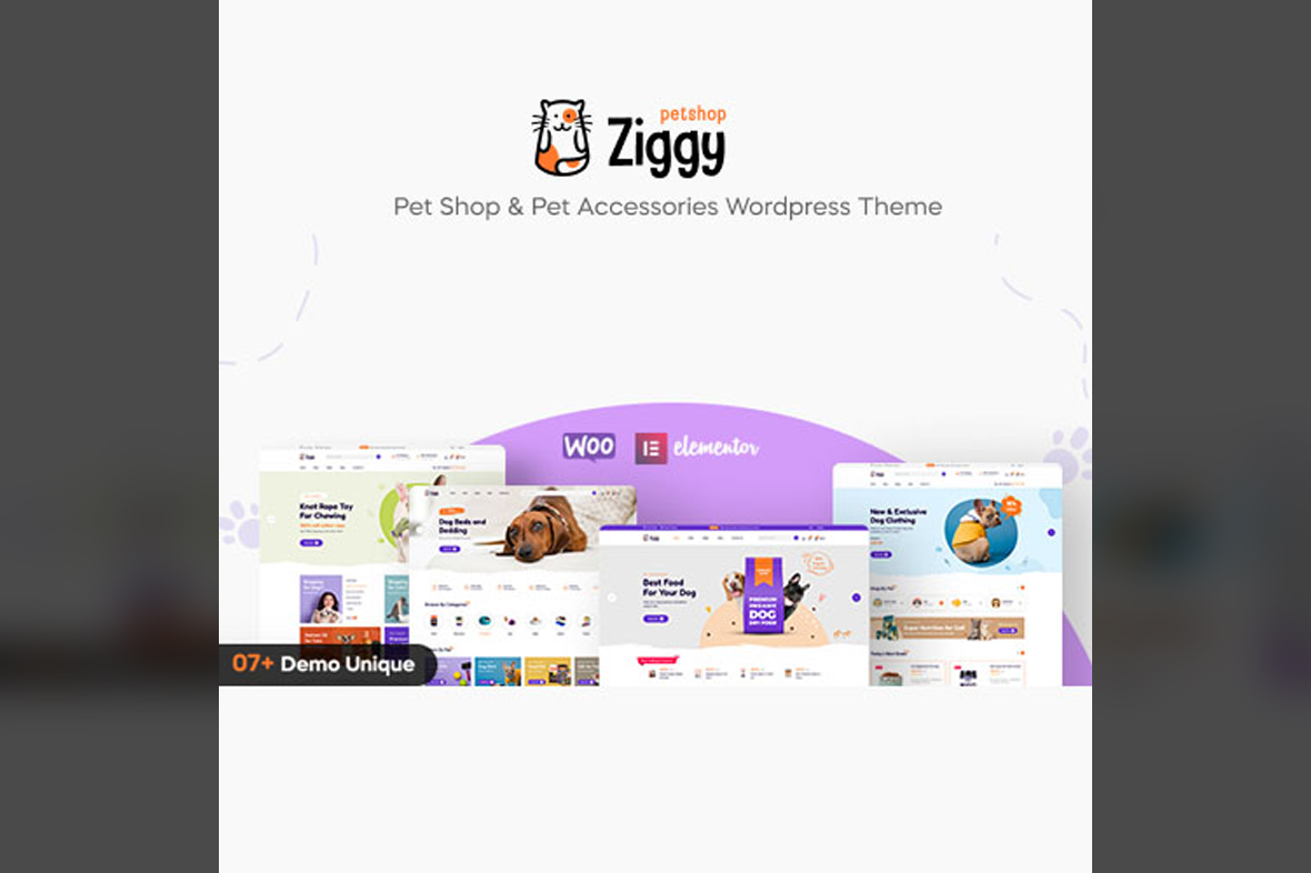 Ziggy – Pet Shop WordPress Theme v1.3.6