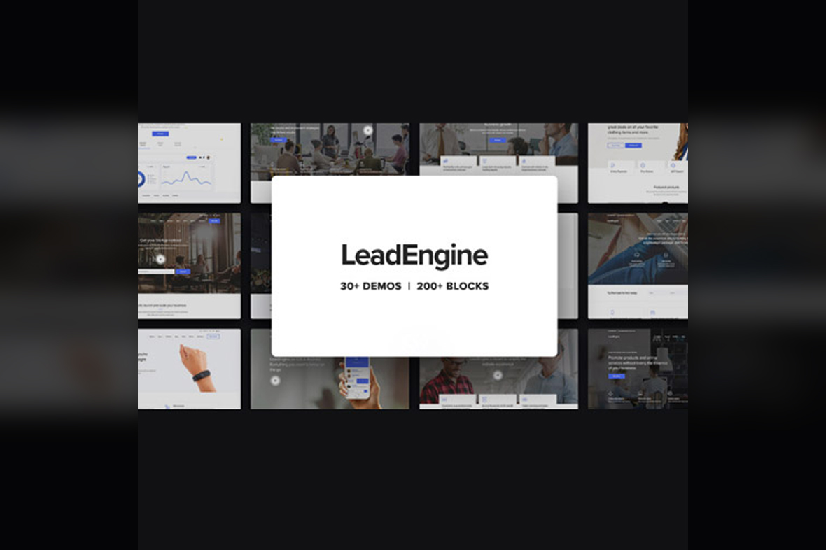 LeadEngine – Multi-Purpose WordPress Theme with Page Builder v5.5